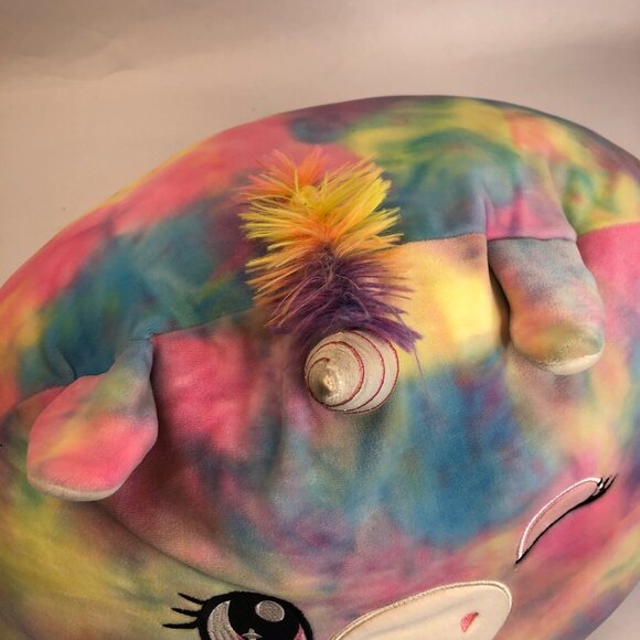 Squishmallow Jaime The‎ Tie Dye Winking Pegasus 18" Jumbo Kelly Toys Spring 2021 - Picture 4 of 11